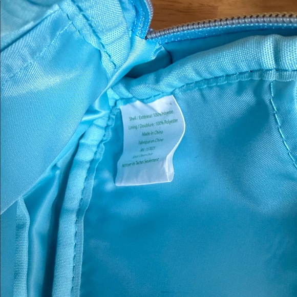 Lilly Pulitzer Blue Floral Belt Bag with Pink Accents - Picture 6 of 6